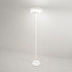 Piantana moderna a led struttura in metallo diffusore in vetro