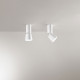 Faretto da soffitto led con struttura in metallo e faretto orientabile 