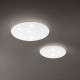 Plafoniera a led con struttura in alluminio rotonda dal design moderno