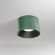 Plafoniera a led grande con struttura cilindrica in metallo dal design moderno