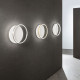 Plafoniera a led piccola con struttura in metallo dal design moderno