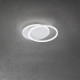 Plafoniera a led piccola con struttura in metallo dal design moderno