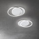 Plafoniera a led piccola con struttura in metallo dal design moderno