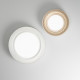 Plafoniera a led piccola con struttura in metallo rotonda dal design moderno