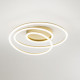 Plafoniera da soffitto a led con struttura in metallo e diffusore a spirale