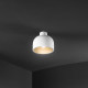 Plafoniera da soffitto dal design moderno con diffusore in metallo