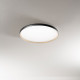 Plafoniera da soffitto grande con led dimmerabile struttura in metallo rotonda