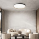 Plafoniera da soffitto grande con led dimmerabile struttura in metallo rotonda
