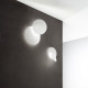 Plafoniera da soffitto grande moderna a led con diffusore in metallo rotondo