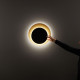Plafoniera da soffitto grande moderna a led con diffusore in metallo rotondo