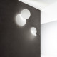 Plafoniera da soffitto media moderna a led con diffusore in metallo rotondo