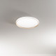 Plafoniera da soffitto piccola con led dimmerabile struttura in metallo rotonda