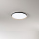 Plafoniera da soffitto piccola con led dimmerabile struttura in metallo rotonda