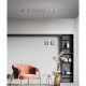 Plafoniera grande con struttura in metallo dal design minimal