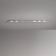 Plafoniera grande con struttura in metallo dal design minimal