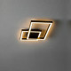 Plafoniera led media in metallo e diffusore in acrilico dal design moderno