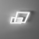Plafoniera led piccola in metallo e diffusore in acrilico dal design moderno
