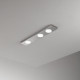 Plafoniera media con struttura in metallo dal design minimal