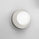 Plafoniera moderna con struttura in metallo e ceramica e diffusore in vetro