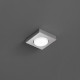 Plafoniera piccola con struttura in metallo dal design minimal
