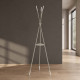 Attaccapanni da terra design moderno con treppiede in acciaio per ingresso