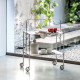 Carrello per cucina richiudibile in acciaio Select