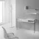 Consolle per ingresso moderna in legno con cassetto
