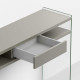 Consolle per ingresso moderna in legno con cassetto
