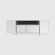 Mobile porta TV struttura realizzata in laminato Ecologico dal design moderno