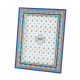 Portafoto con cornice in plexiglass dal design moderno con decoro Foulard