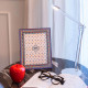 Portafoto con cornice in plexiglass dal design moderno con decoro Foulard