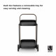 Carrello da portata da cucina con ruote dal design moderno ed elegante