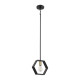 Lampada a sospensione con struttura in acciaio dal design moderno a 1 luce