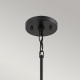 Lampada a sospensione con struttura in acciaio dal design moderno a 1 luce
