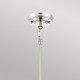 Lampada a sospensione media dal design industrial con diffusore a 1 luce