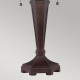 Lampada da scrivania classica in metallo con paralume in vetro tiffany a 2 luci