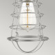 Lampada da soffito in stile industrial con struttura in acciaio