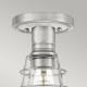 Lampada da soffito in stile industrial con struttura in acciaio