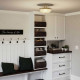 Lampada da soffitto moderna con struttura in acciaio e diffusore in vetro