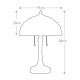 Lampada da tavolo in stile classico in metallo diffusore in vetro tiffany 2 luci