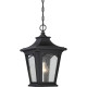 Lanterna a sospensione per esterno con diffusore a 1 luce dal design rustico