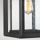 Lanterna da parete media con 1 luce per esterno dal design rustico