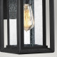 Lanterna da parete piccola con 1 luce per esterno dal design rustico