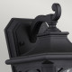Lanterna da parete piccola con diffusore in vetro a 1 luce dal design rustico