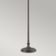 Piantana in stile classico in metallo e diffusore in vetro tiffany 1 luce