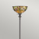 Piantana in stile classico in metallo e diffusore in vetro tiffany 1 luce