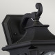 Lanterna da parete grande con diffusore in vetro a 1 luce dal design rustico
