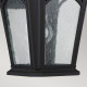 Lanterna da parete grande con diffusore in vetro a 1 luce dal design rustico