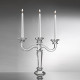 Candeliere in cristallo con 3 fuochi dal design moderno ed elegante