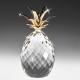Fermacarte in cristallo a forma di ananas